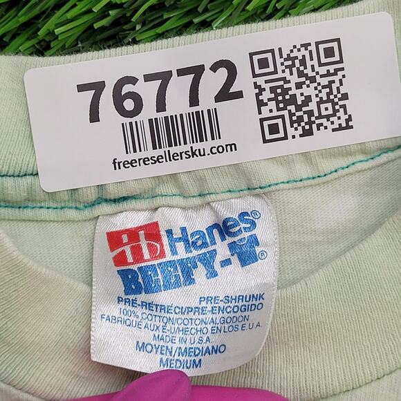 Vintage Attitude Shirt Womens Medium 19x24 Spellout Script - Picture 6 of 12